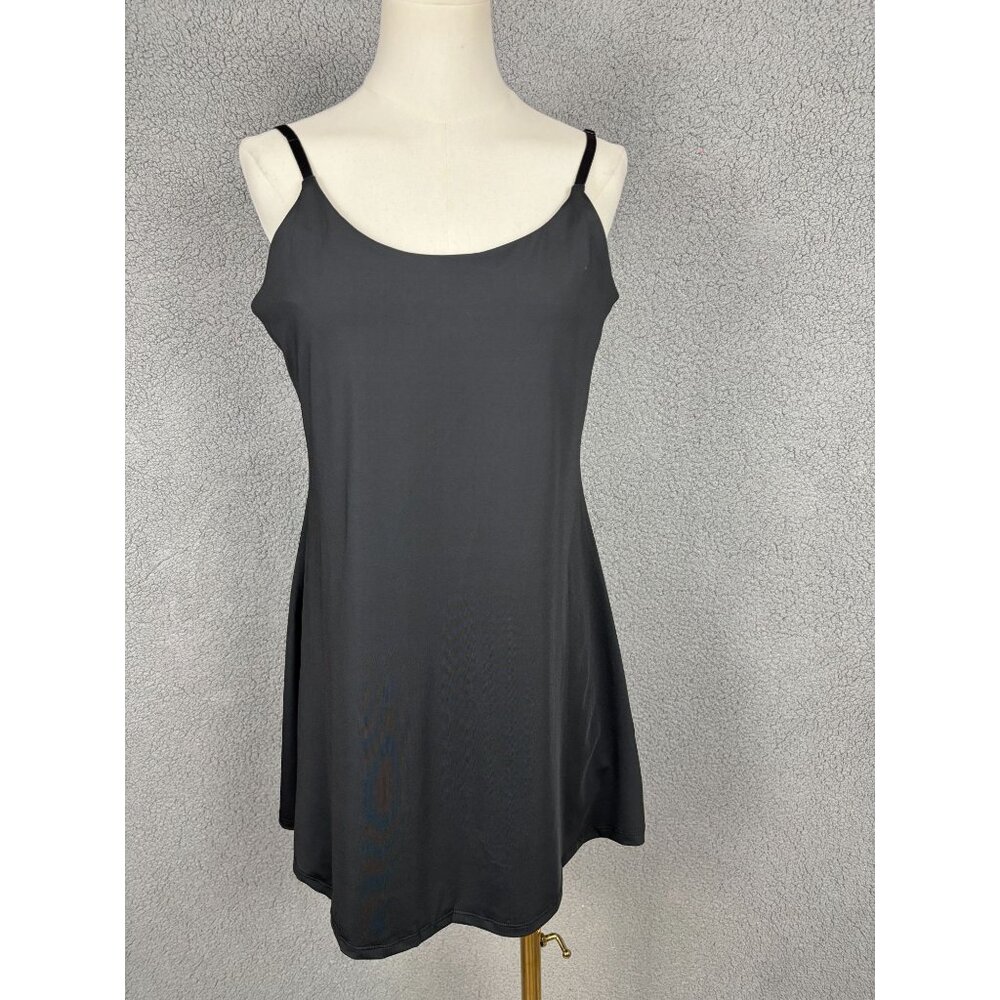Ovruns Women's Tennis/Golf Dress Built In Shorts W/ Pockets Black Size XL NWT's